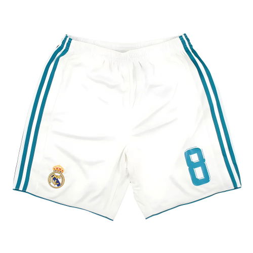 Real Madrid 2017-18 Home Shorts (#8) (15-16y) (BNWT)
