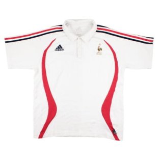 France 2006-07 Adidas Polo Shirt (L) (Good)