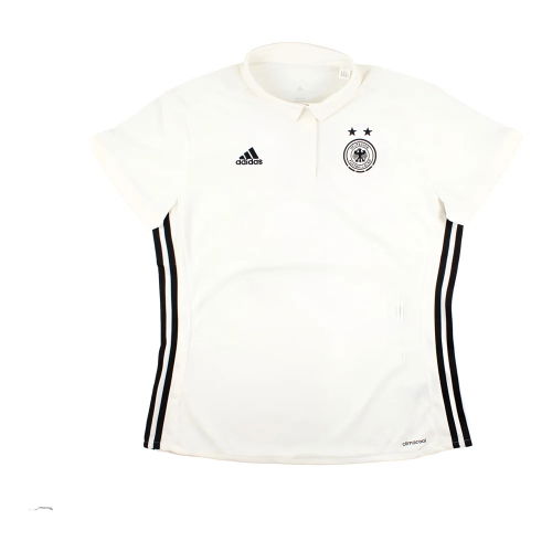 Germany 2016-17 Womens Adidas Polo Shirt (Womens L) (Good)
