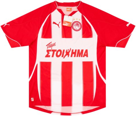 Olympiakos 2010-11 Home Shirt (M) (Fair)