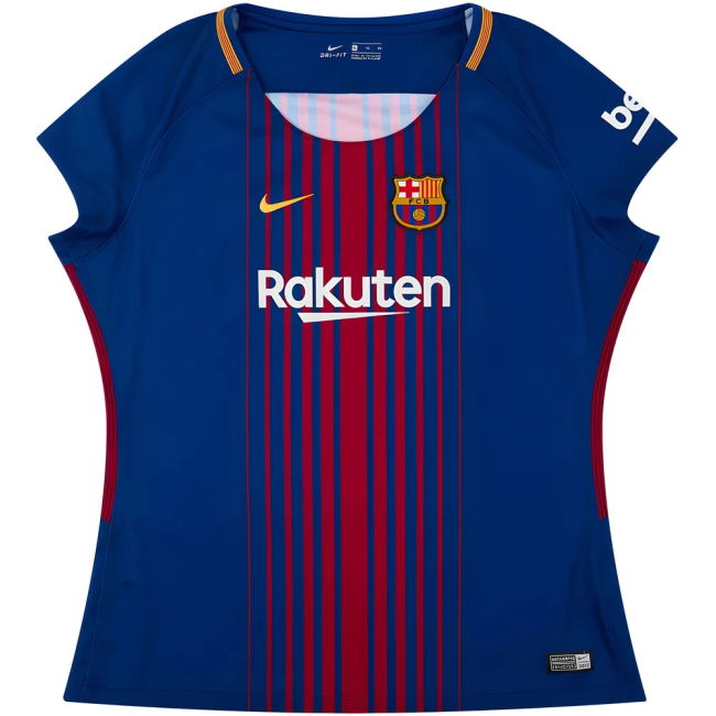 Barcelona 2017-18 Home Shirt (Womens) (M) (Mint)