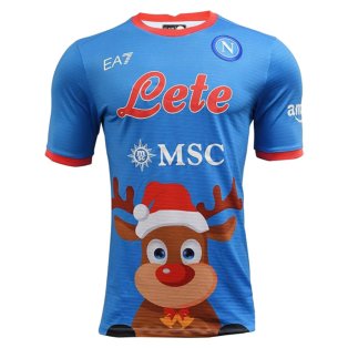 Napoli 2022-23 Special Edition Christmas Shirt (S) (Excellent)