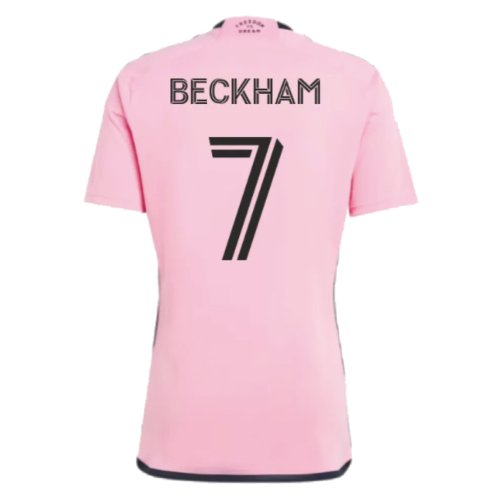 Inter Miami 2024-2025 home shirt (Beckham 7) (S) (Excellent)
