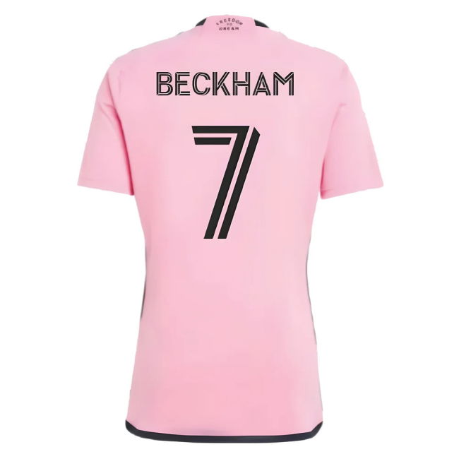 Inter Miami 2024-2025 home shirt (Beckham 7) (S) (Excellent)