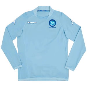 Napoli 2004-05 Long Sleeve Home Shirt (M) (Excellent)