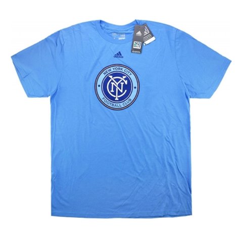 2015-16 New York City Adidas Logo Tee (Blue)
