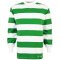 TOFFS Retro Football Shirt Emerald/White Hoop