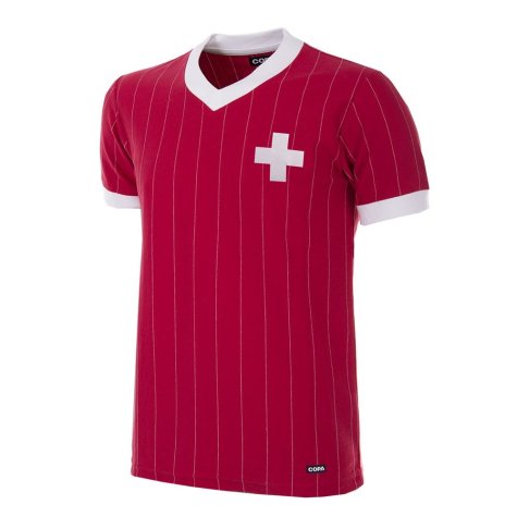 Switzerland 1982 Retro Football Shirt
