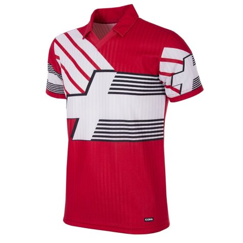 Switzerland 1990-92 Retro Football Shirt