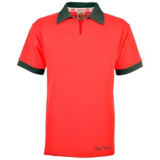 TOFFS Classic Retro Red Short Sleeve Shirt