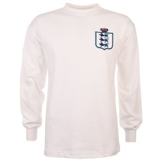 England L/S Retro Football Shirt White