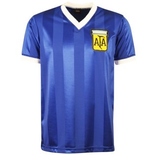 argentina 1986 retro home soccer jersey