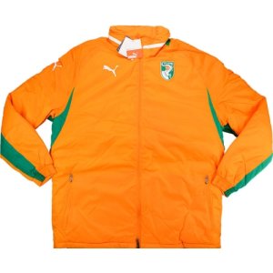 2012-13 Ivory Coast Puma Padded Jacket (Orange)