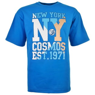 New York Cosmos Nasl Short Sleeved Shirt Saxe Blue Toffs5051 Uksoccershop