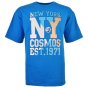New York Cosmos - NASL Short Sleeved Shirt (Saxe blue)