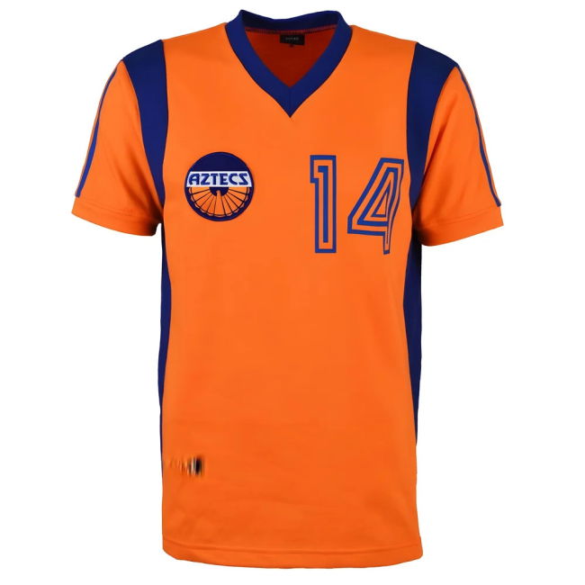 LA Aztecs 1979 No 14 Away Retro Football Shirt