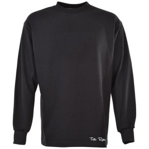 TOFFS Classic Retro Black Long Sleeve Round Neck Shirt