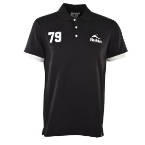 BUKTA Heritage Polo Black with White Cuffs
