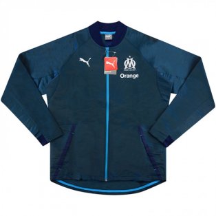 2018-2019 Olympique Marseille Puma Track Jacket (Navy)