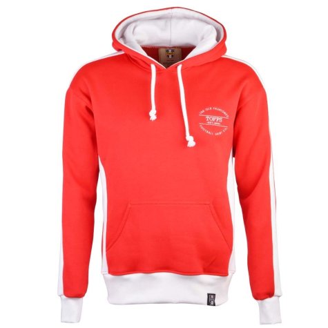 The Old Fashioned Football Shirt Co. Hoodie - Red/White