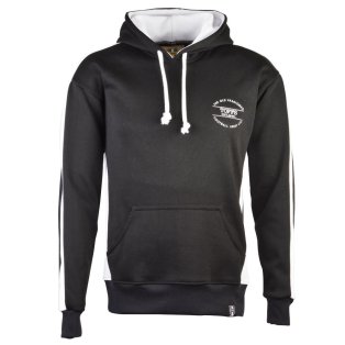 The Old Fashioned Football Shirt Co. Hoodie - Black/White