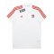 2015-2016 Lyon Adidas 3 Stripe Polo T-Shirt (White)