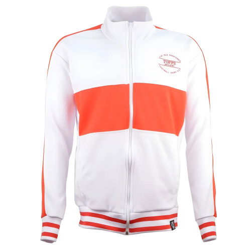 T.O.F.F.S WhiteTrack Top with Red Panel