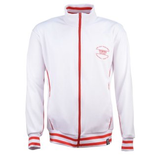 The Old Fashioned Football Shirt Co. - White/Red Track Top
