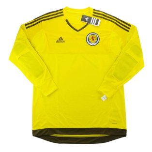 2016-17 Scotland Adidas Authentic Away Goalkeeper Shirt