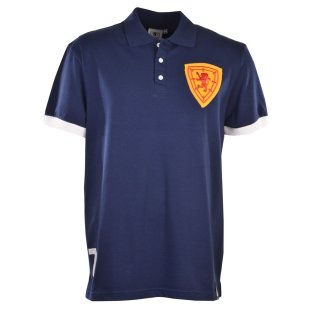 Scotland No 7 Navy Polo Shirt