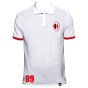 AC Milan No 89 White Polo Shirt