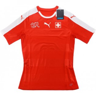 2016-17 Switzerland Player Issue Home Shirt (ACTV Fit)