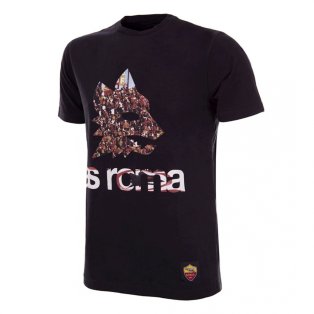 AS Roma Supporter T-Shirt (Black)