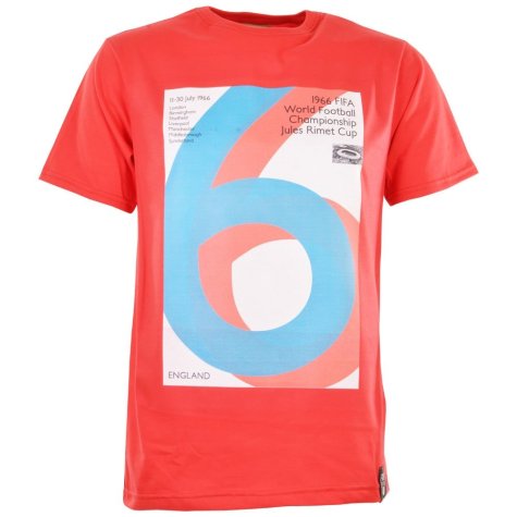 Pennarello: World Cup - England 66 T-Shirt - Red