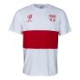 Rugby World Cup 2023 England Stripe T-shirt - White