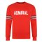 Admiral 1974 Red England Sweatshirt