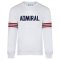 Admiral 1974 White England Sweatshirt
