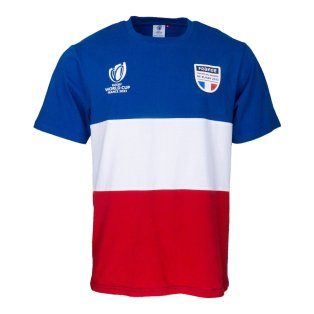 Rugby World Cup 2023 France Stripe T-shirt - Navy
