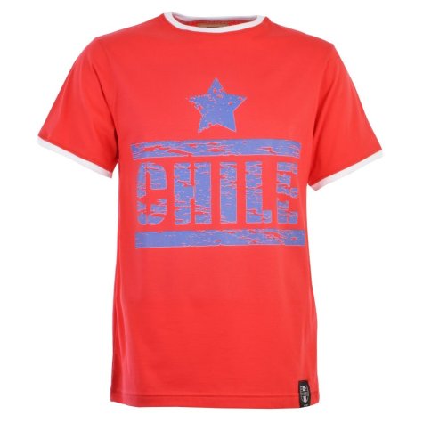 Chile T-Shirt - Red/White Ringer