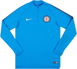 2018-19 Melbourne City Nike 1/4 Zip Squad Training Top