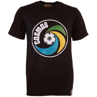 New York Cosmos Vintage Logo Black T-Shirt