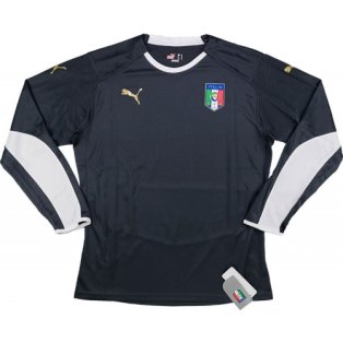 2008-09 Italy Puma Long Sleeve Goalkeeper Shirt
