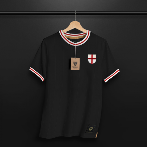 Vintage England The Lions Black Soccer Jersey