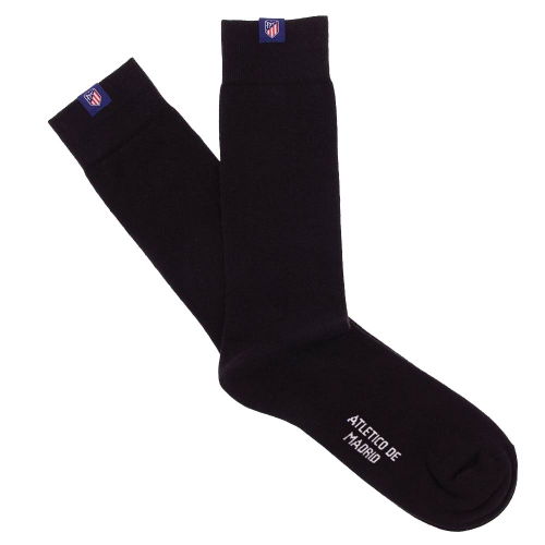 Atletico de Madrid Logo Casual Socks (Black)  Atletico de Madrid Logo Casual Socks (Black)