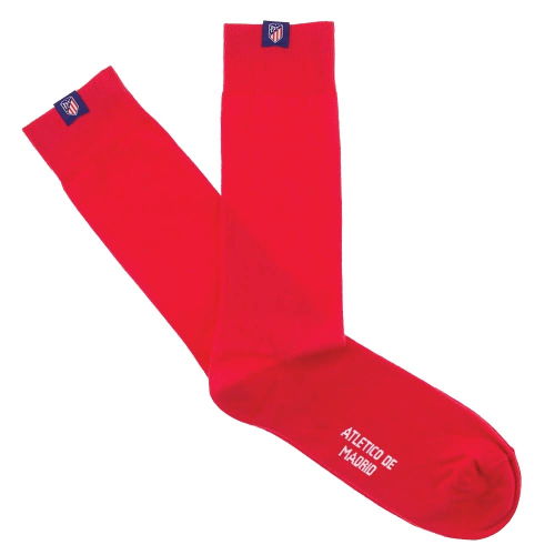 Atletico de Madrid Logo Casual Socks (Red)  Atletico de Madrid Logo Casual Socks (Red)