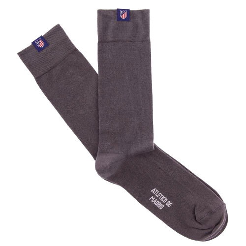 Atletico de Madrid Logo Casual Socks (Grey)  Atletico de Madrid Logo Casual Socks (Grey)
