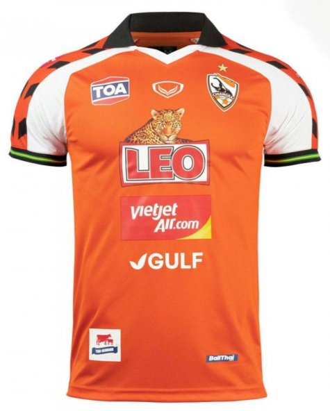 2021 Chiang Rai United FC Home Orange Player Edition Shirt