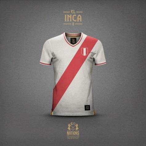 Vintage Peru El Inca Soccer Jersey