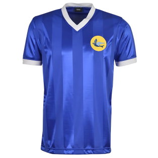 cardiff city retro football shirt