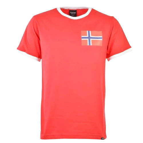 Norway 12th Man T-Shirt - Red/White Ringer